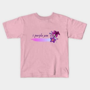 purple love Kids T-Shirt